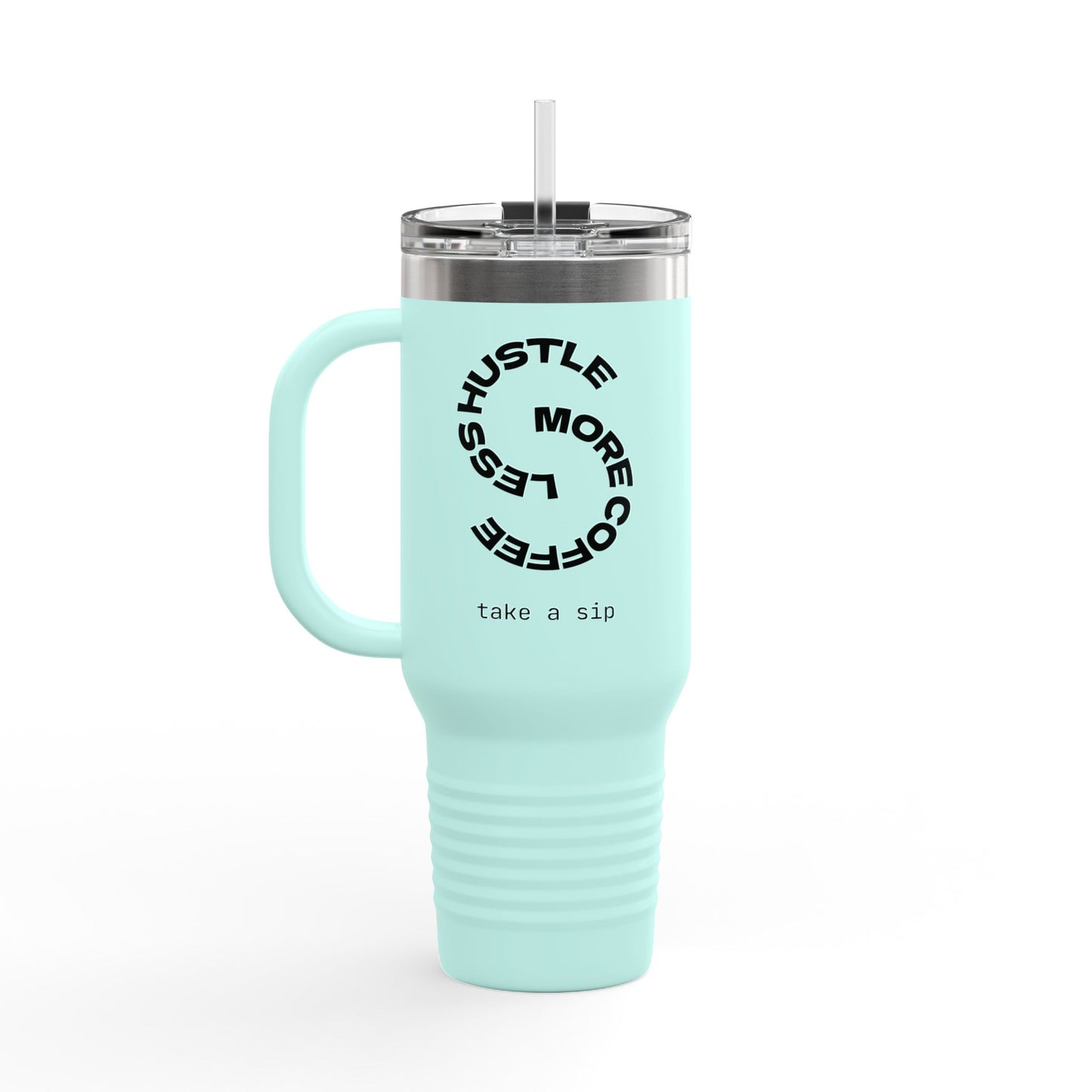 Happy Dazzling Insulated Travel Mug, 40oz - Perfect for On-The-Go, Gifts, Coffee Lovers, Travel Essentials, Joyful Sips