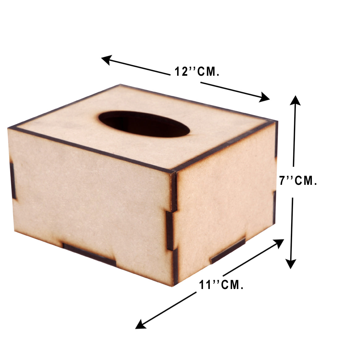 Elegant Wooden Tissue Paper Box – Stylish & Functional