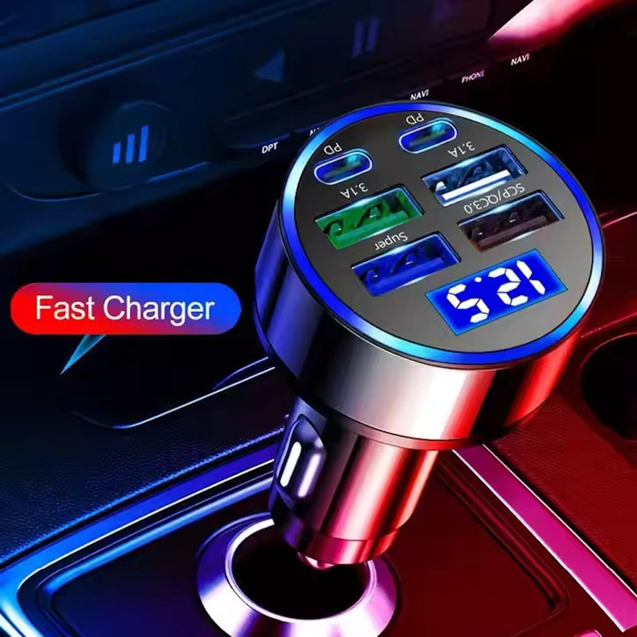 Retractable Car Charger Adapter