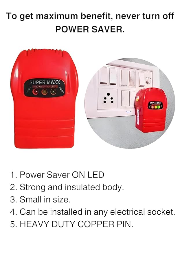 Super Maxx Power Saver – Advanced Energy Optimization Device