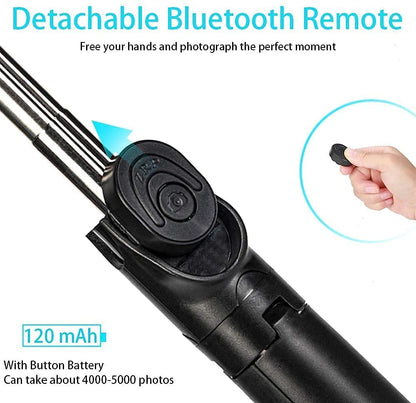 3-in-1 Bluetooth Selfie Stick Tripod with Remote