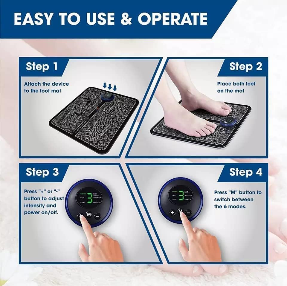 Wireless EMS Foot & Body Massager Pack