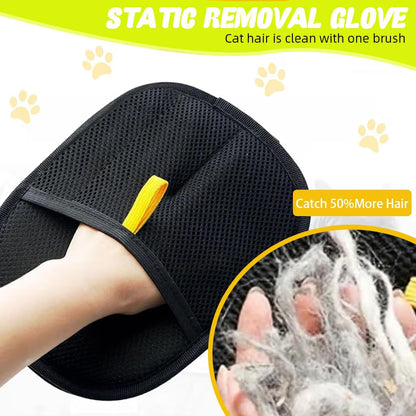Pet Hair Removal Glove – Reusable Grooming & Cleaning Mitt for Dogs & Cats