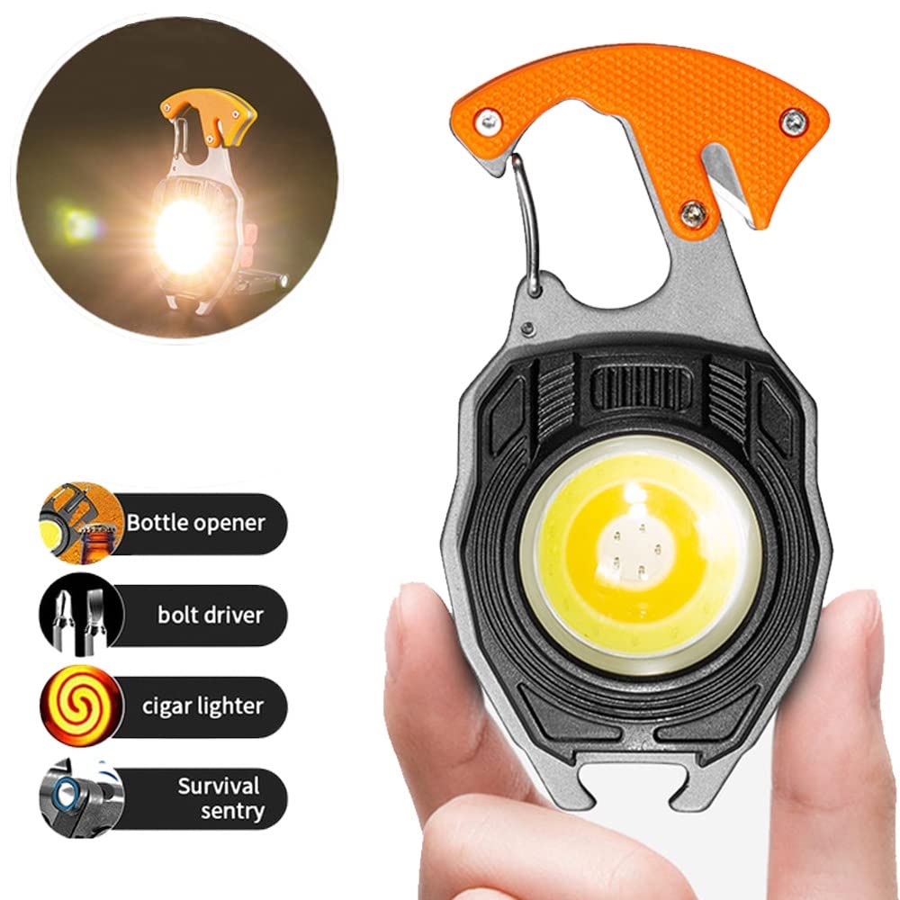 800 Lumens Rechargeable LED Keychain Flashlight