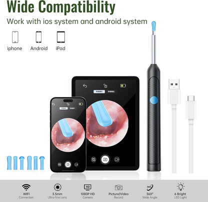 Ear Wax Removal Otoscope with Camera