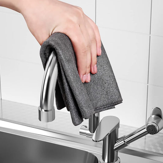 Ultra-Soft Microfiber Magic Cleaning Cloths Pack Of 3