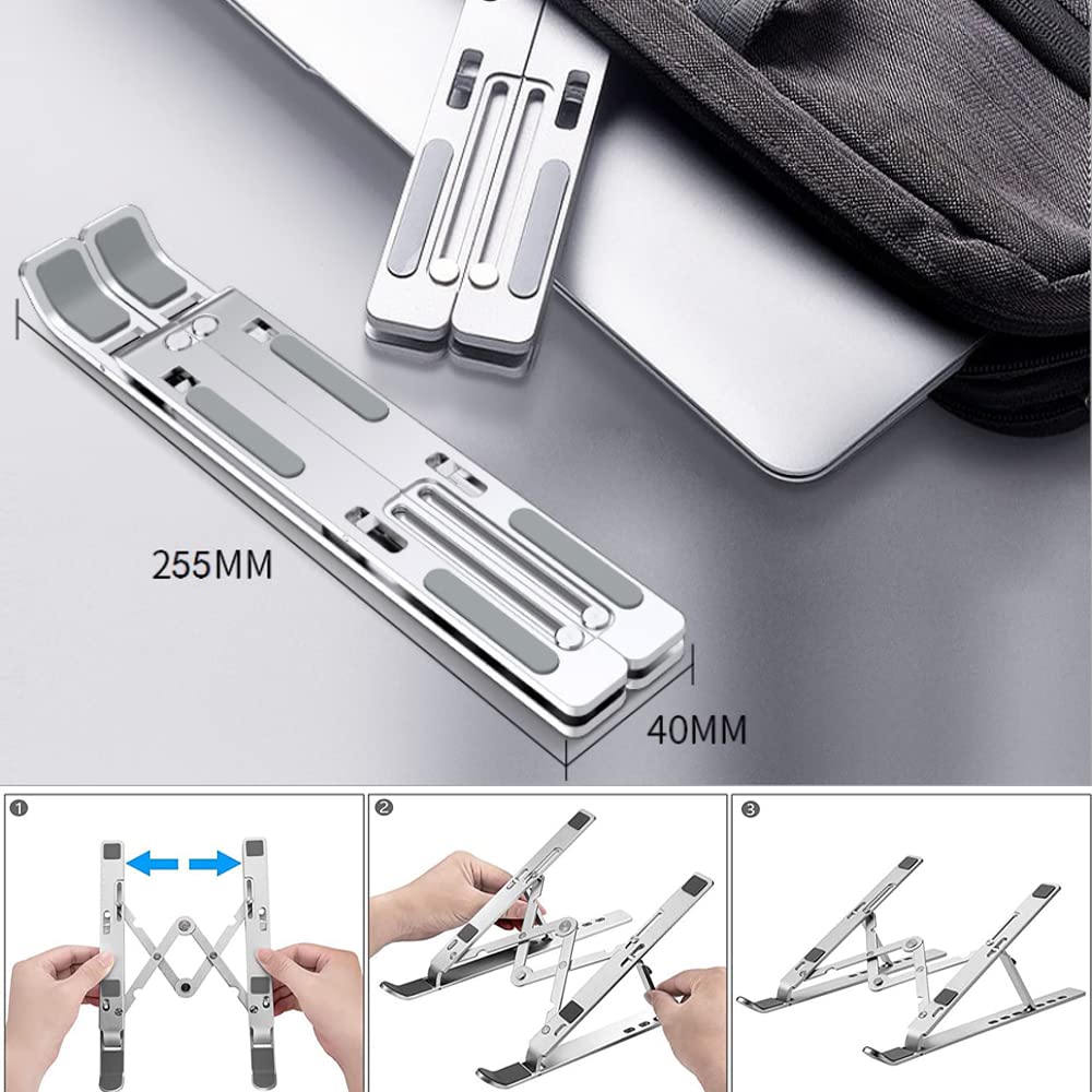 Foldable Aluminum Portable Laptop Stand