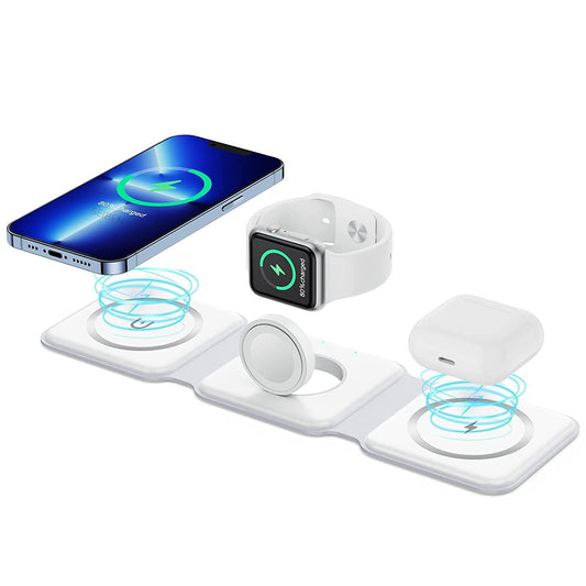 3-in-1 Magnetic Wireless Charging Station