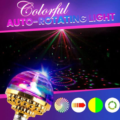 RGB LED Rotating Disco Light Bulb