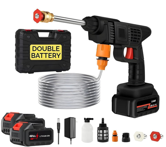 Cordless 48V High Pressure Car Washer (2 Batteries)