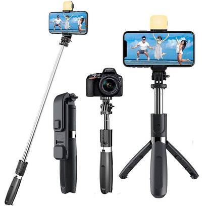 3-in-1 Bluetooth Selfie Stick Tripod with Remote