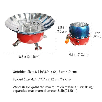 Portable Ultralight Camping Stove with Carry Bag