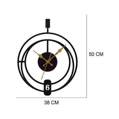 Premium Metal Wall Clock – Silent Sweep Quartz Movement & Modern Decorative Design