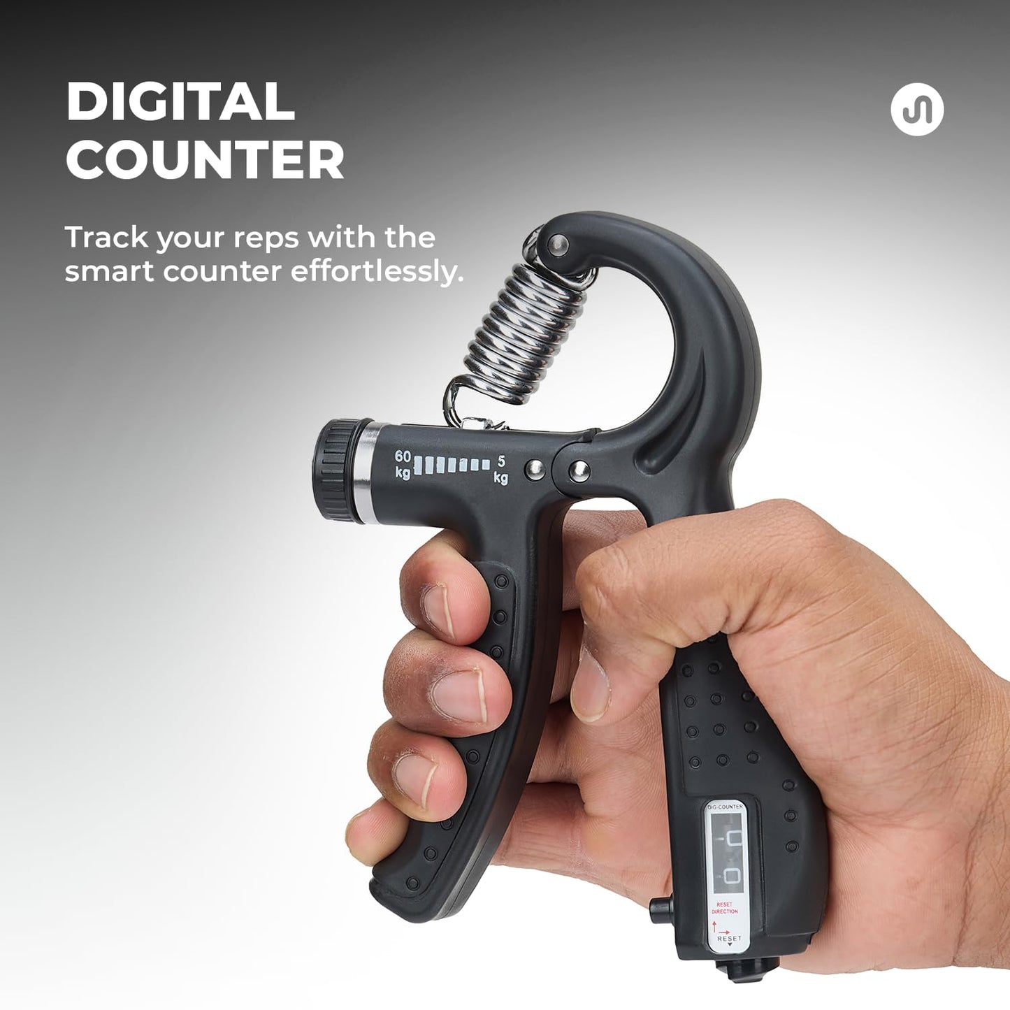 Adjustable Hand Gripper with Counter