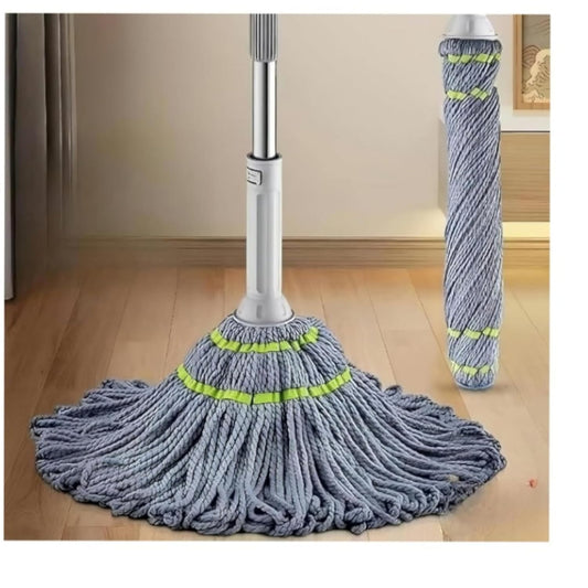 Self-Wringing Microfiber Mop with Extendable Handle