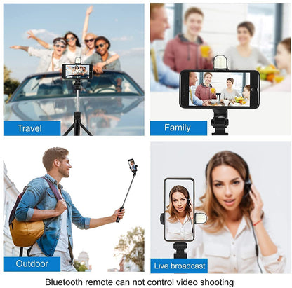 3-in-1 Bluetooth Selfie Stick Tripod with Remote