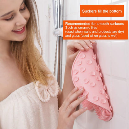 Silicone Back & Foot Scrubber with Suction Cups
