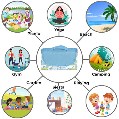 Waterproof Outdoor Picnic Blanket –  Foldable Beach Mat