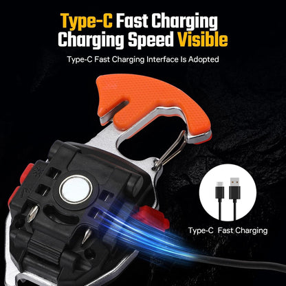 800 Lumens Rechargeable LED Keychain Flashlight