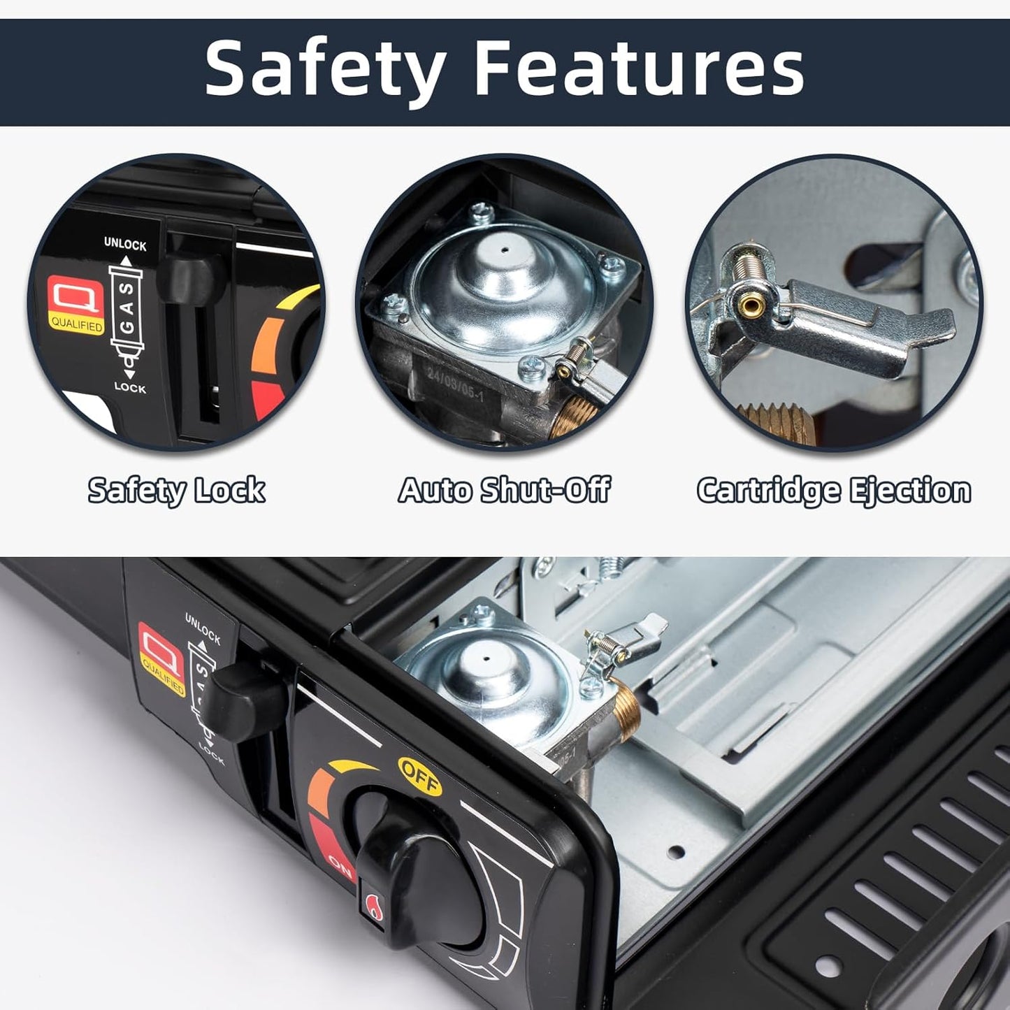 Dual Fuel Portable Camping Stove