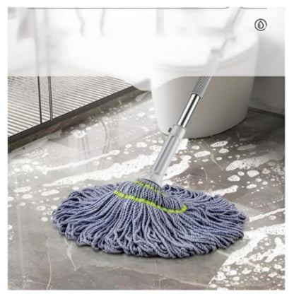 Self-Wringing Microfiber Mop with Extendable Handle