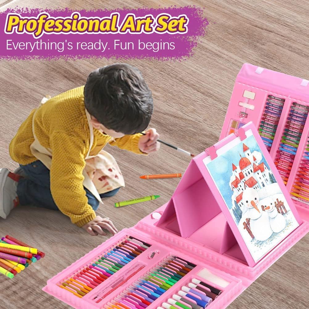208-Piece Kids Art Set