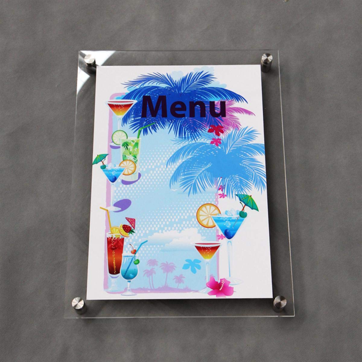 Custom A1 Wall-Mounted Acrylic Floating Frames | Modern Gallery Frames for Artwork & Posters