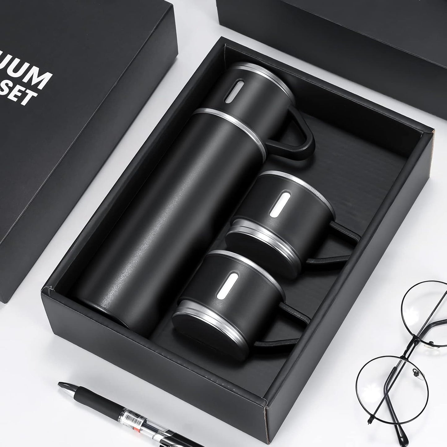Premium Stainless Steel Travel Mug - 12 Hour Hot & Cold