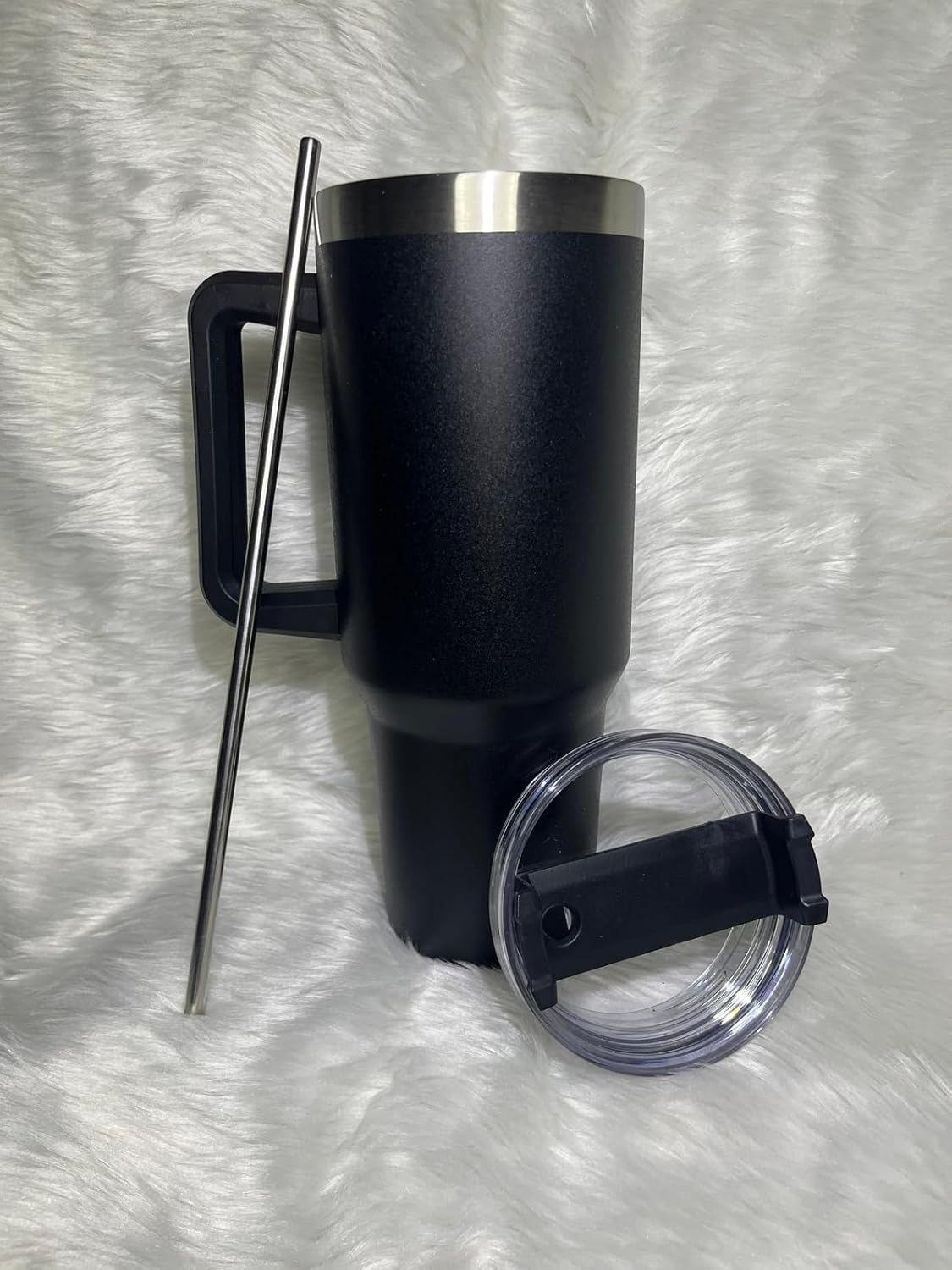 1200ML Stainless Steel Insulated Tumbler with Straw & Lid