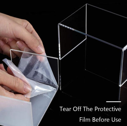 Crystal-Clear Acrylic Riser Stand Set – 3-Tier Display Stands for Jewelry, Collectibles & Decor