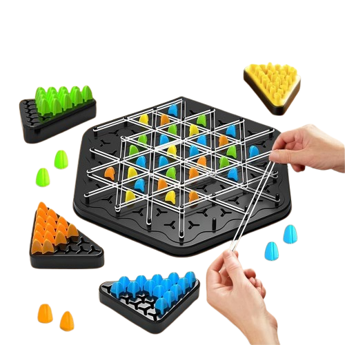Educational Rubber Band Strategy Board Game
