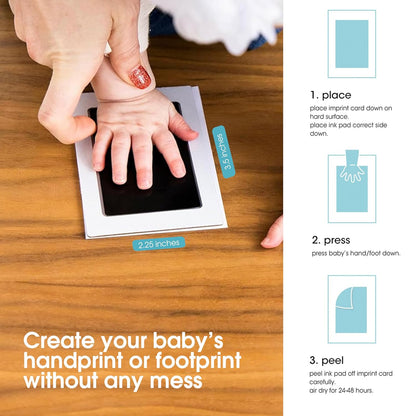 Pearhead Clean-Touch Ink Pad for Baby Handprint & Footprint