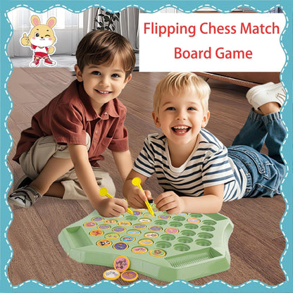 Educational Flipping Chess Match Game