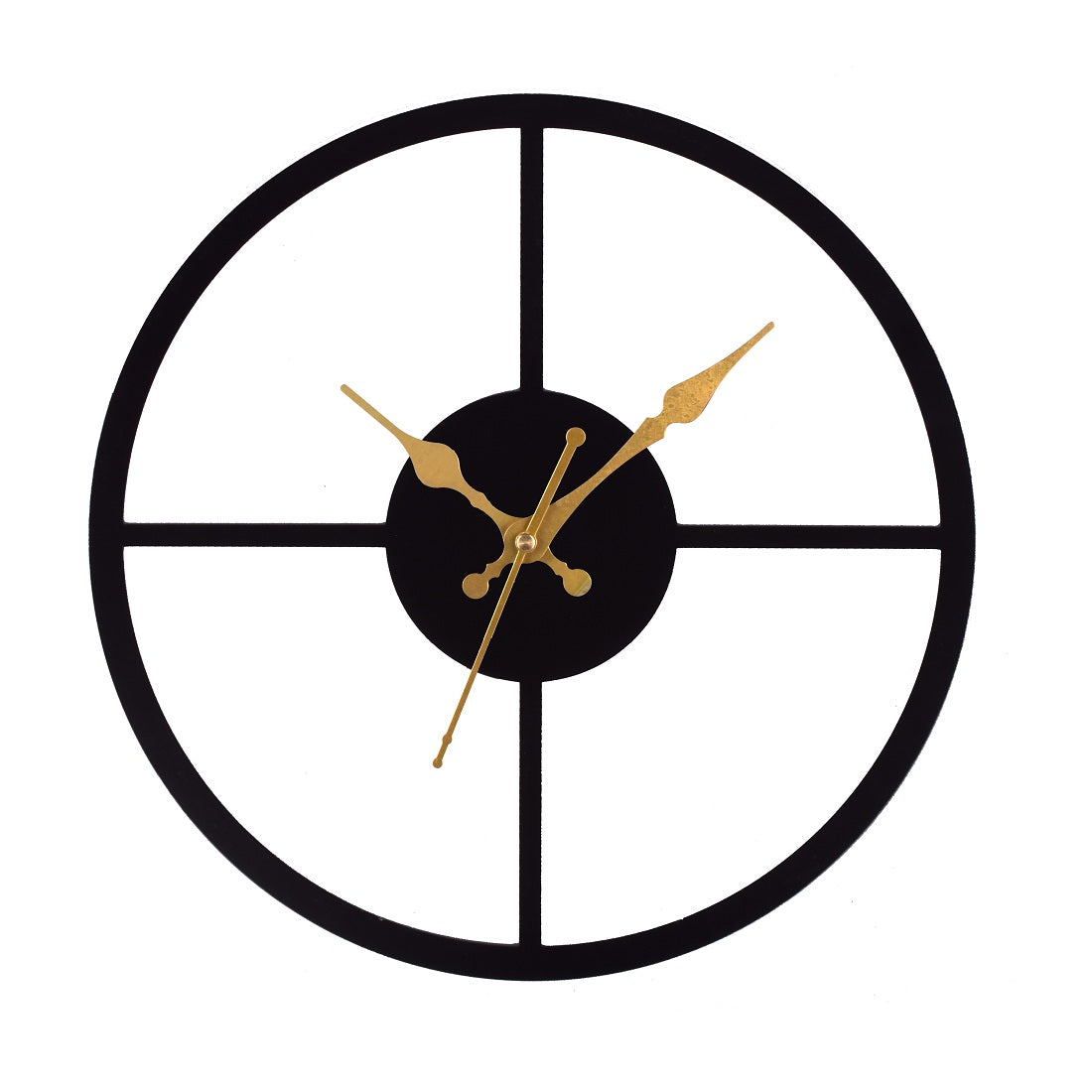 Premium Metal Wall Clock – Silent Sweep Quartz Movement & Modern Decorative Design