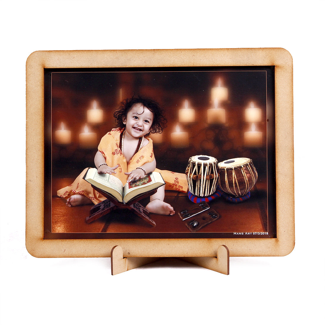 Premium MDF Wood Photo Frame - Wall Hanging Frame | Vertical & Horizontal Display