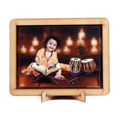 Premium MDF Wood Photo Frame - Wall Hanging Frame | Vertical & Horizontal Display