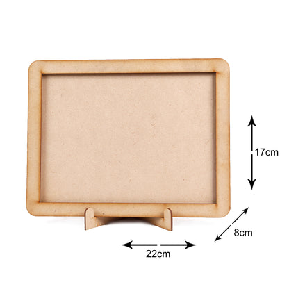 Premium MDF Wood Photo Frame - Wall Hanging Frame | Vertical & Horizontal Display