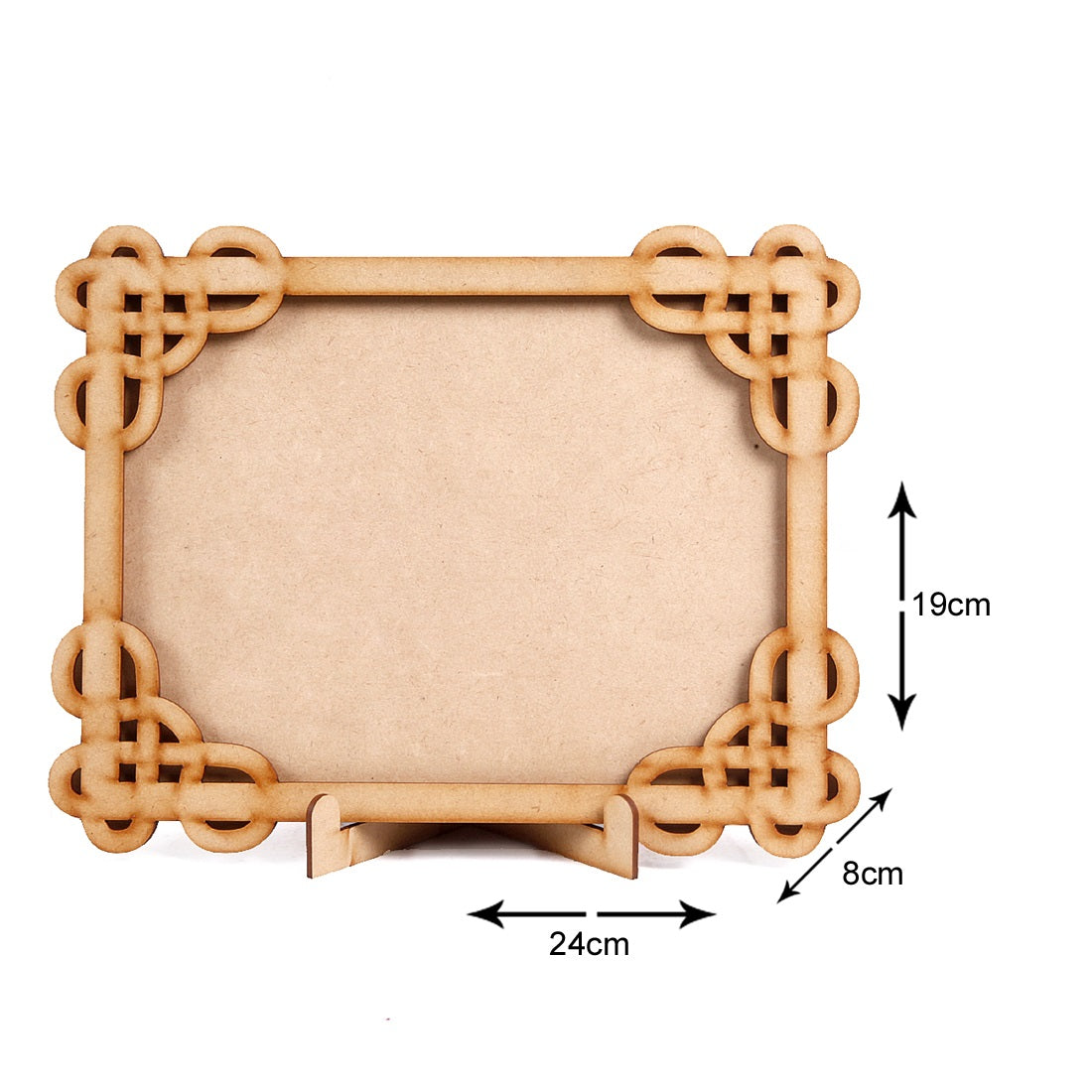 Premium MDF Wood Photo Frame - Wall Hanging Frame | Vertical & Horizontal Display