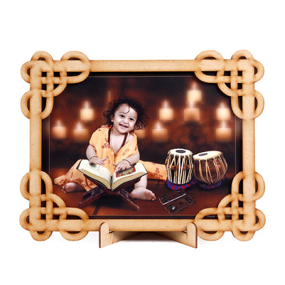 Premium MDF Wood Photo Frame - Wall Hanging Frame | Vertical & Horizontal Display
