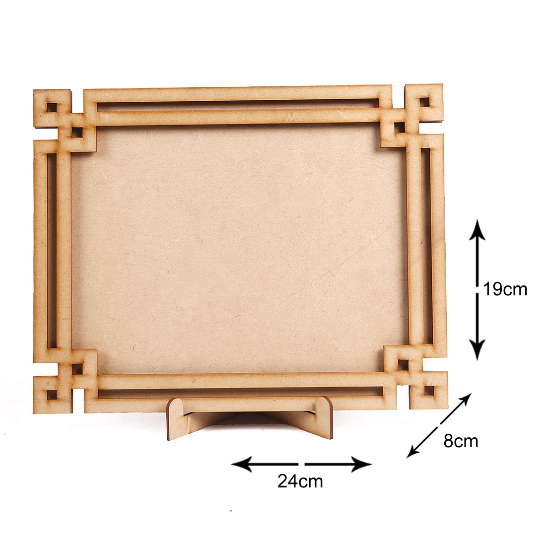 Premium MDF Wood Photo Frame - Wall Hanging Frame | Vertical & Horizontal Display