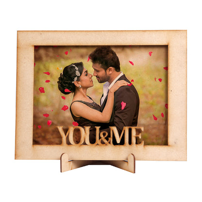 Premium MDF Wood Photo Frame - Wall Hanging Frame | Vertical & Horizontal Display