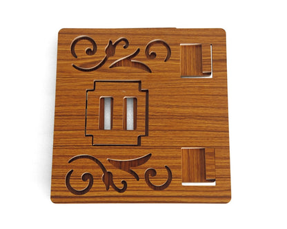 Premium Wooden Laptop Stand – Ergonomic & Multi-Functional