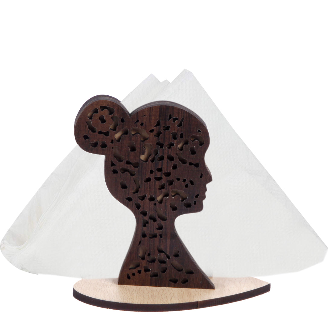 Premium MDF Wooden Tissue Box Holder – Elegant & Reusable Rectangular Tissue Dispenser for Home, Office, Car & Cafe