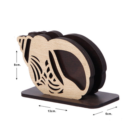 Premium MDF Wooden Tissue Box Holder – Elegant & Reusable Rectangular Tissue Dispenser for Home, Office, Car & Cafe