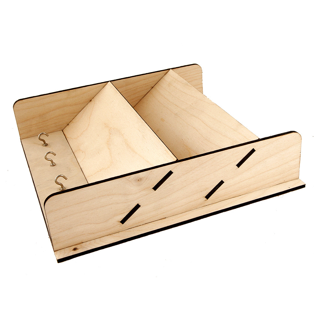 Wooden Mail Box with Key Holder – Functional & Space-Saving Design