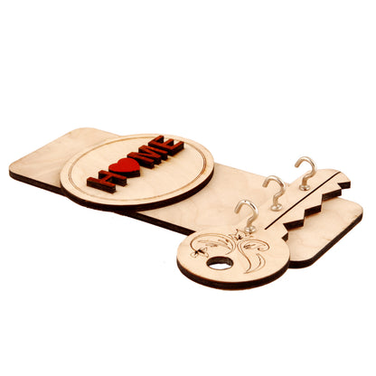 Wooden Key Holder – Home Design