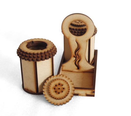 Elegant Wooden Spice Box – Perfect Home & Office Décor