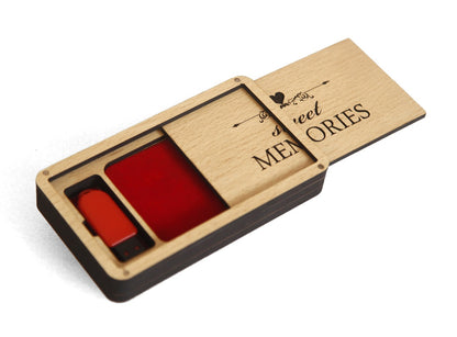 Wooden Data Storage Box – Compact & Durable