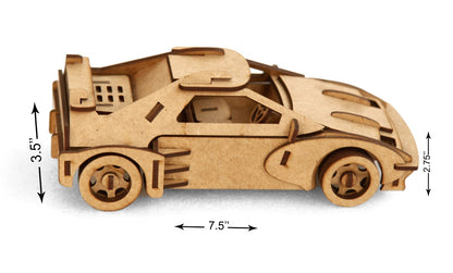 Handcrafted Wooden Military Jeep – Stylish Showpiece & Collectible