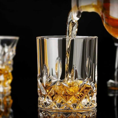 Premium Crystal Whiskey Glasses 6PCS Set